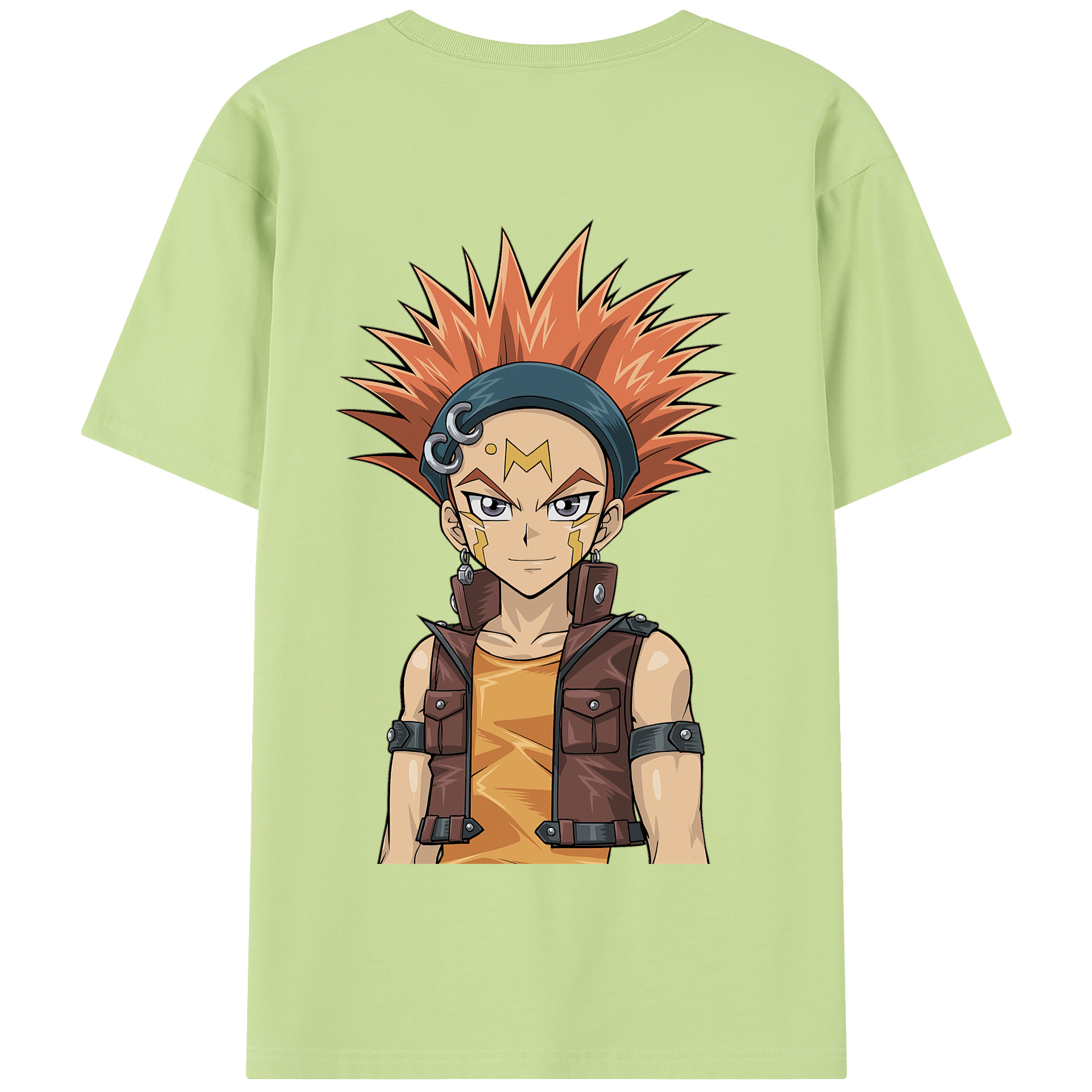 （画像用） 遊☆戯☆王 Yu-Gi-Oh! 綿100％半袖Tシャツ（背面プリント）